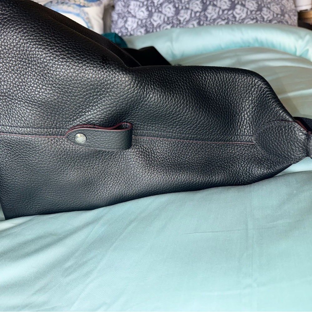 Coach trekker Pebbled Black Leather Satchel - Picture 10 of 16